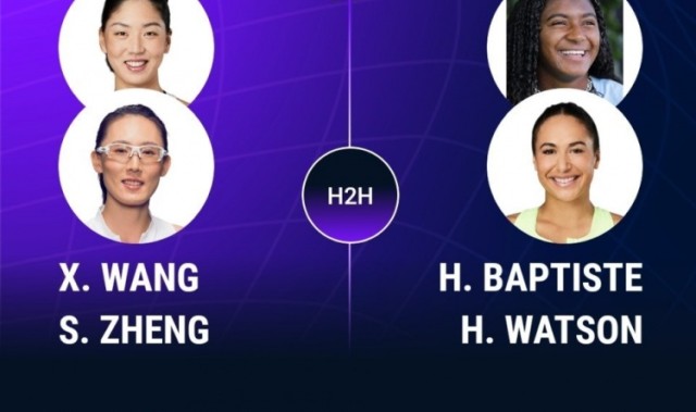 WTA250新加坡站双打1/4决赛：王欣瑜/郑赛赛击败对手，晋级四强